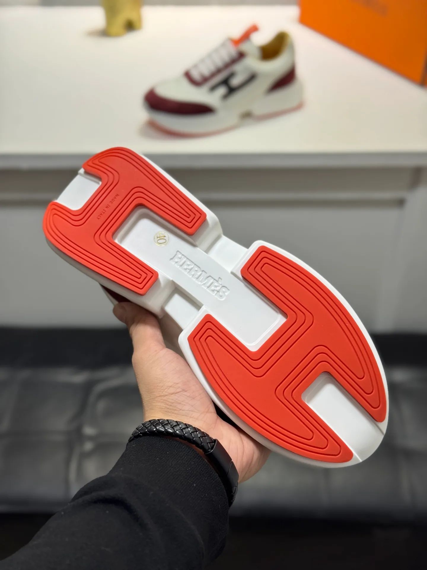 Men's shoes 💰480【New style】🪷🪷Top quality goods🇮🇹🇮🇹New style "Hermès" Hermès top purchasing agent🔍🔍New products from men's counter The upper is made of cowhide leather ~ Sole: The original factory's exclusive movable molded foam outsole, light ~ super comfortable, original factory follow-up goods, 🔍🔍 high quality, can be entered and exited the counter at will, multiple colors are available, welcome to compare Size: 38-44 (45. Customized